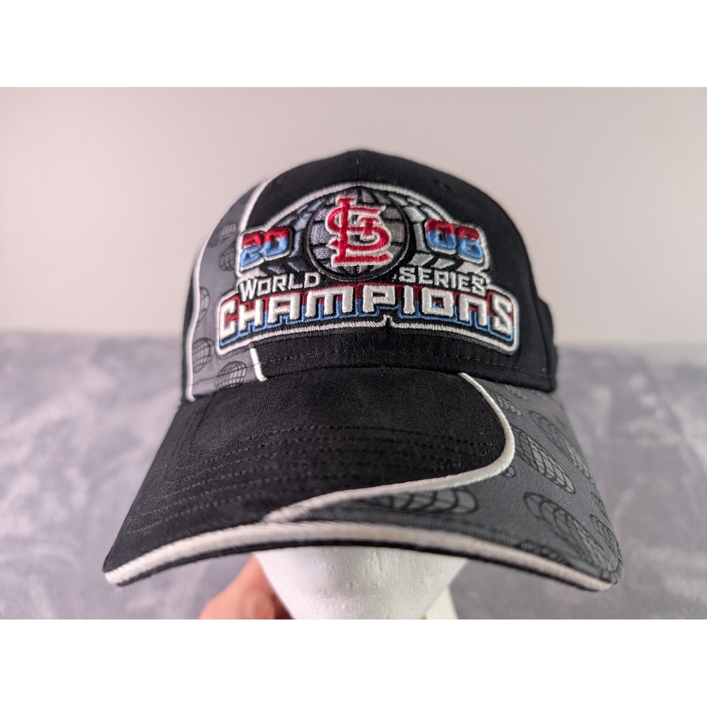 New Era St Louis Cardinals 2006 World Series Champions Hat Black Grey OSFA MLB